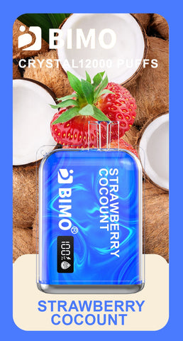 BIMO CYRSTAL 12000 2% - Strawberry Coconut