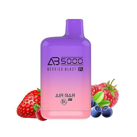 AIR BAR 5000 0% - Berries Blast